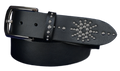 Black light Studded leather belt V0