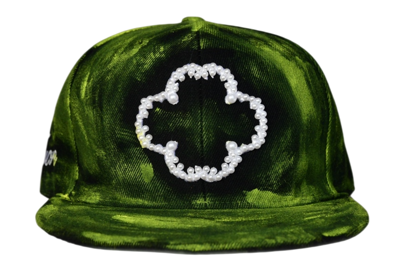 zhandpainted yellow hat