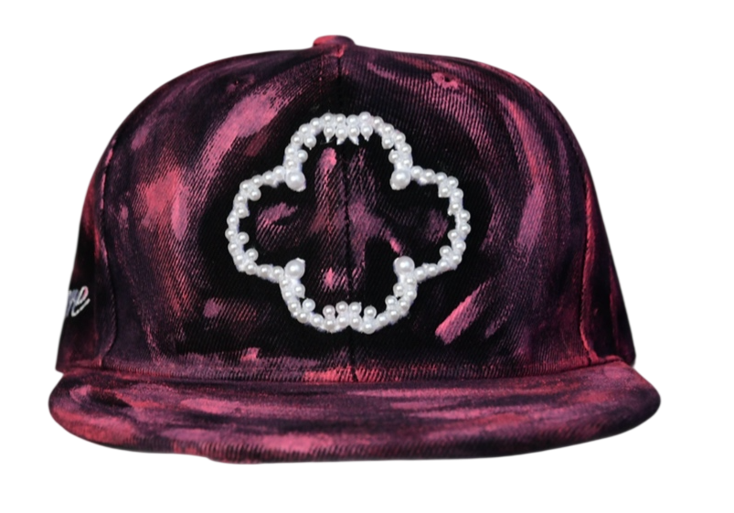 zhandpainted pink hat